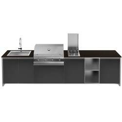 CUCINA DA ESTERNO STEEL GEA MARMOLADA T35 H80 NF-AL | Il Mondo del Barbecue