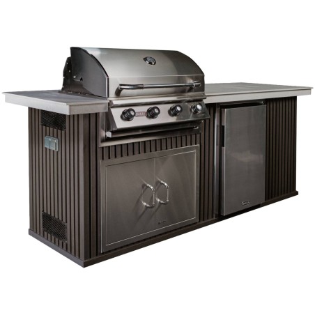 CUCINA DA ESTERNO BULL DESIR-A-BULL - 2,5 METRI GREY