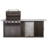 CUCINA DA ESTERNO BULL DESIR-A-BULL - 2,5 METRI GREY