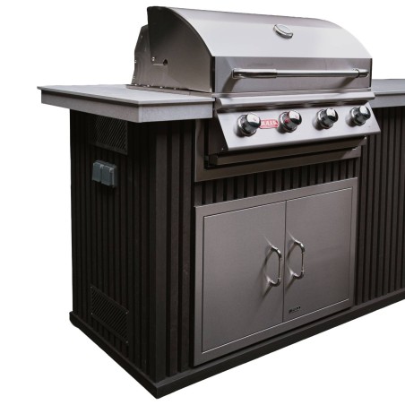 CUCINA DA ESTERNO BULL DESIR-A-BULL - 2,5 METRI GREY