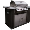 CUCINA DA ESTERNO BULL DESIR-A-BULL - 2,5 METRI GREY