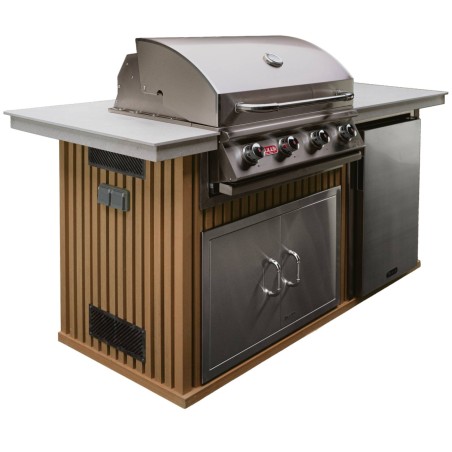 CUCINA DA ESTERNO BULL DESIR-A-BULL - 2 METRI CEDAR