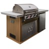 CUCINA DA ESTERNO BULL DESIR-A-BULL - 2 METRI CEDAR
