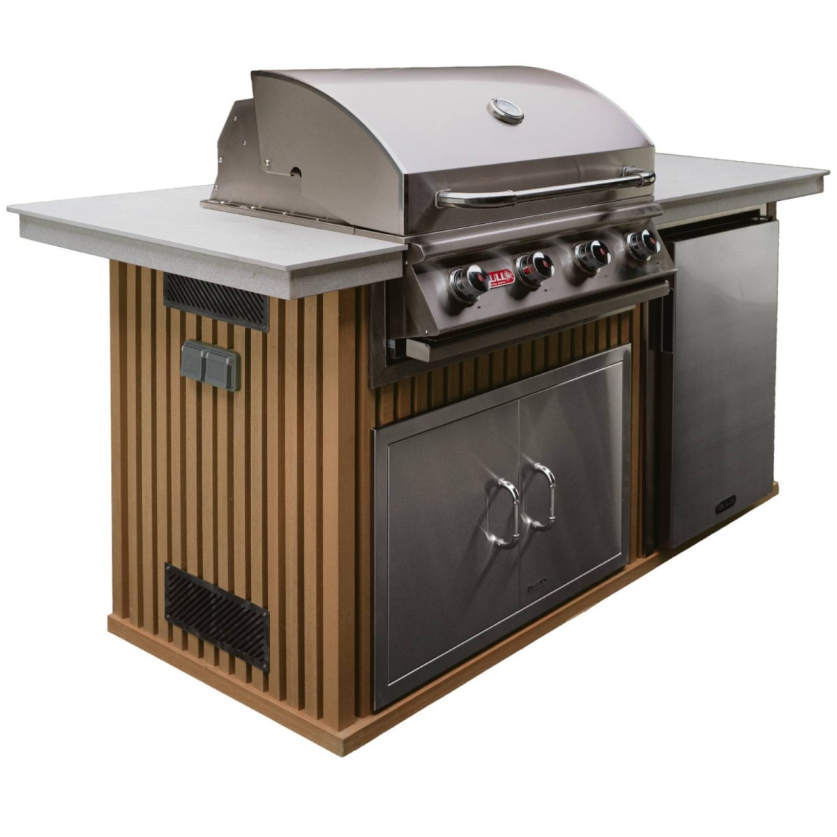 CUCINA DA ESTERNO BULL DESIR-A-BULL - 2 METRI CEDAR
