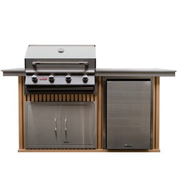 CUCINA DA ESTERNO BULL DESIR-A-BULL - 2 METRI CEDAR