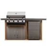 CUCINA DA ESTERNO BULL DESIR-A-BULL - 2 METRI CEDAR
