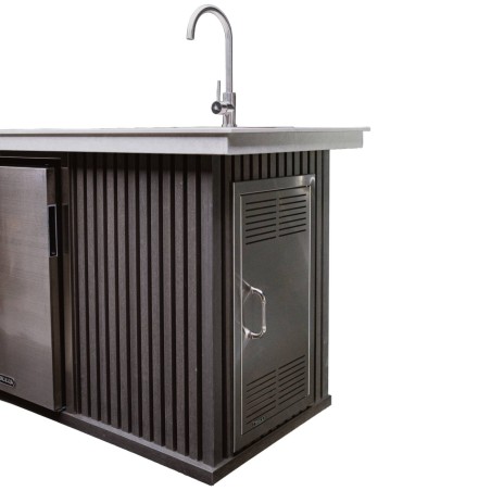 CUCINA DA ESTERNO BULL DESIR-A-BULL - 3 METRI GREY