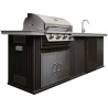 CUCINA DA ESTERNO BULL DESIR-A-BULL - 3 METRI GREY