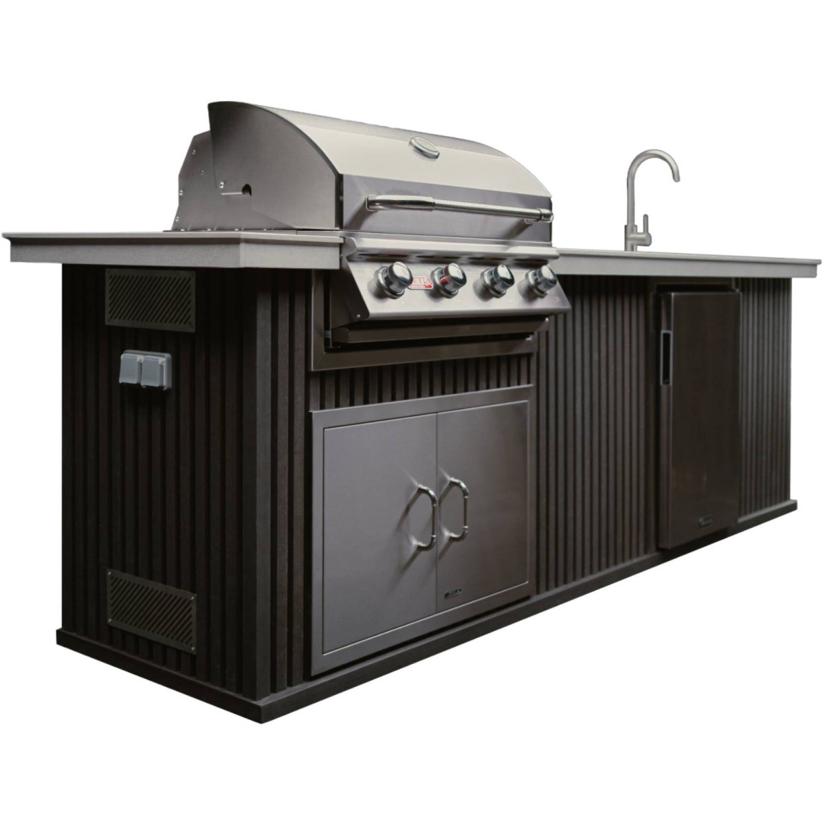 CUCINA DA ESTERNO BULL DESIR-A-BULL - 3 METRI GREY