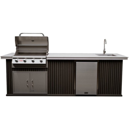 CUCINA DA ESTERNO BULL DESIR-A-BULL - 3 METRI GREY