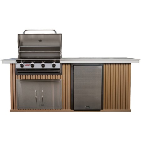 CUCINA DA ESTERNO BULL DESIR-A-BULL - 2,5 METRI CEDAR