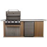 CUCINA DA ESTERNO BULL DESIR-A-BULL - 2,5 METRI CEDAR