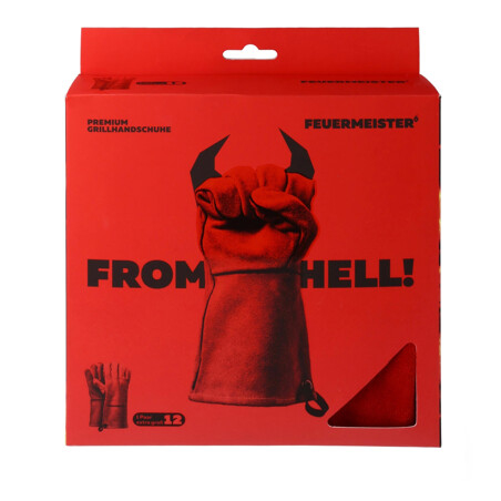 GUANTI FEUERMEISTER IN PELLE ROSSA