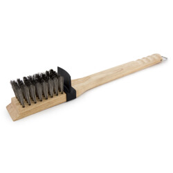 SPAZZOLA IN LEGNO CON SETOLE LUNGHE