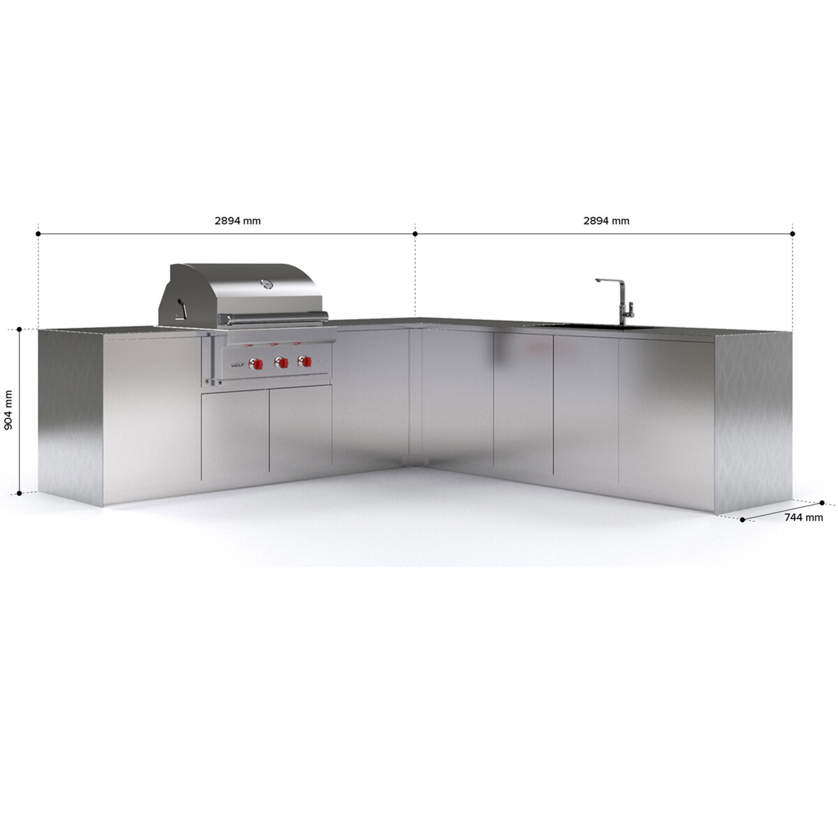 CUCINA DA ESTERNO VIA NOLFI 126