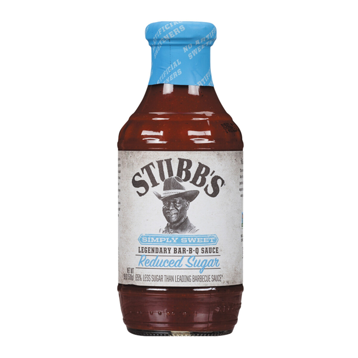 STUBB'S SIMPLY SWEET REDUCED SUGAR BAR-B-Q SAUCE STUBB'S SIMPLY SWEET REDUCED SUGAR BAR-B-Q SAUCE
