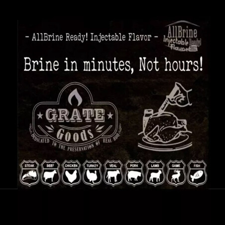 ALL BRINE READY AROMATIC HERBS & SPICES GRATE GOODS - 475 ML