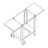 PLA.NET CARRELLO APERTO BBQ 55