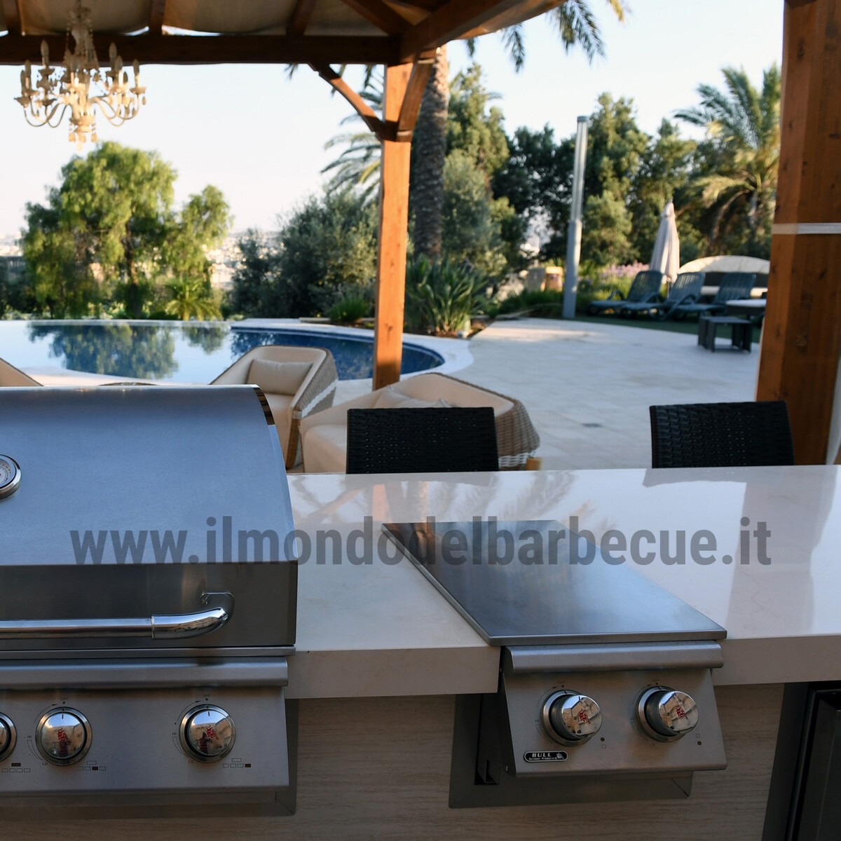 DOPPIO BRUCIATORE LATERALE AD INCASSO BULL