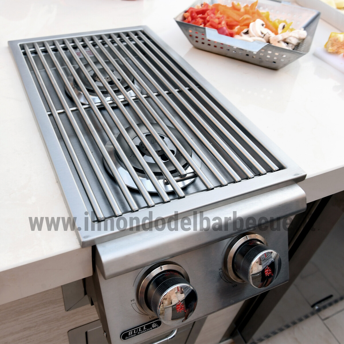 DOPPIO BRUCIATORE LATERALE AD INCASSO BULL