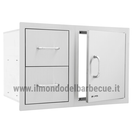 CASSETTO DOPPIO/SPORTELLO 76 CM