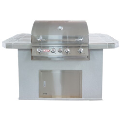 CUCINA DA ESTERNO BULL MASTER-Q IN STUCCO