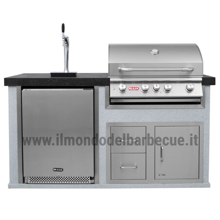 CUCINA DA ESTERNO BULL POWER-Q IN STUCCO