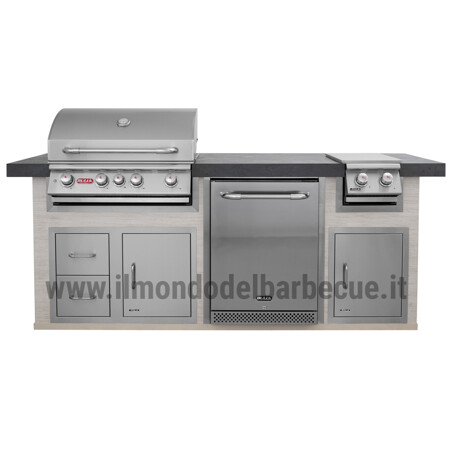 CUCINA DA ESTERNO BULL OUTDOOR KITCHEN ISLAND IN STUCCO