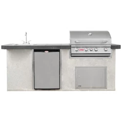 CUCINA DA ESTERNO BULL OUTDOOR KITCHEN ISLAND IN STUCCO