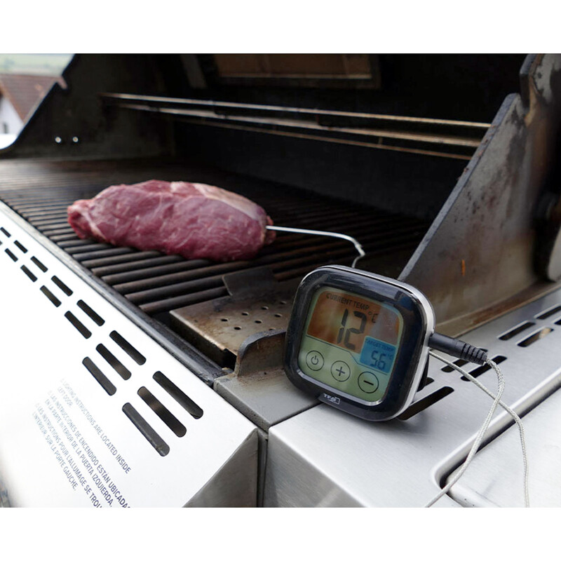 TERMOMETRO DIGITALE PROFESSIONALE DA CUCINA CON SONDA PER ALIMENTI E  BARBECUE do