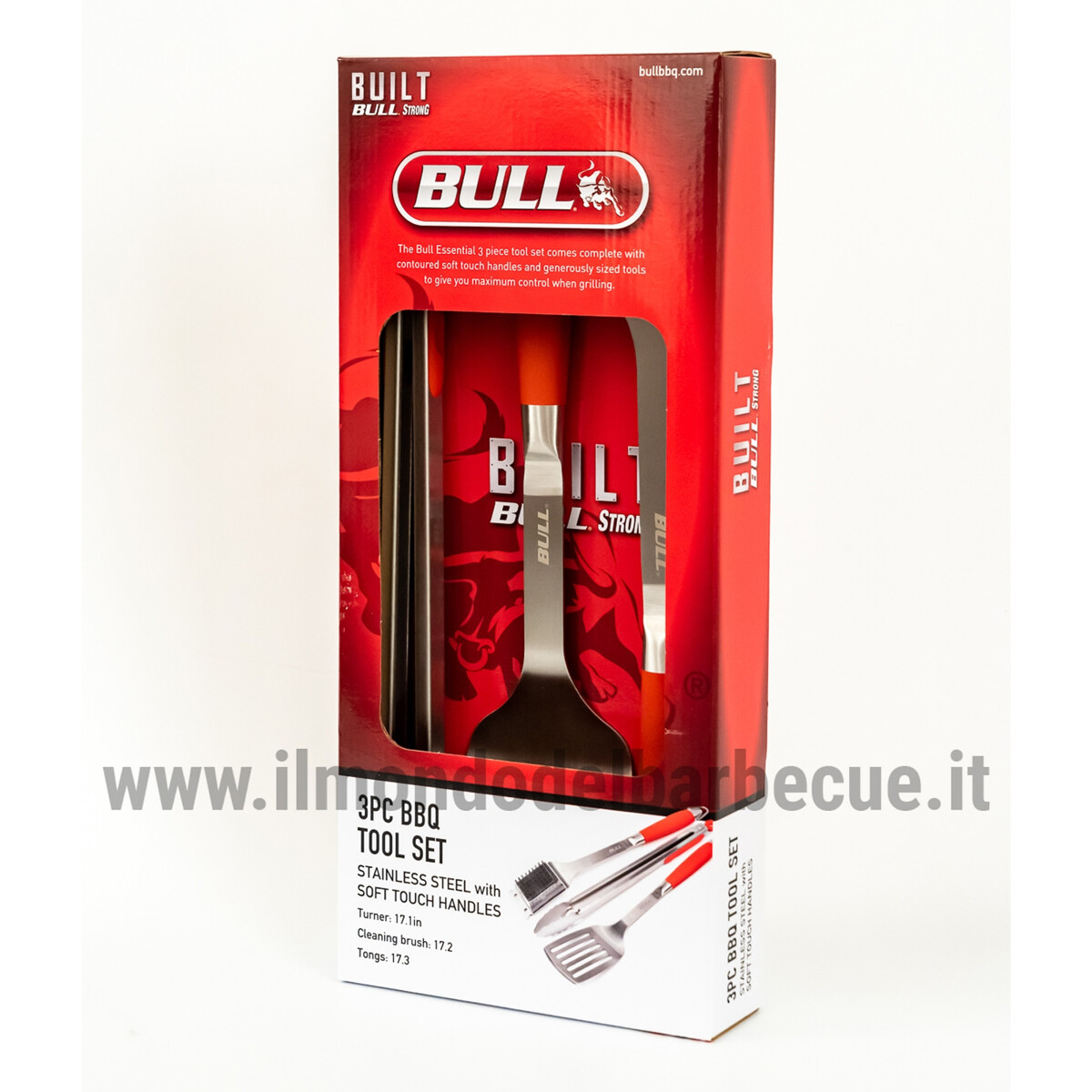 SET ATTREZZI 3 PEZZI PREMIUM BULL SET ATTREZZI 3 PEZZI PREMIUM BULL