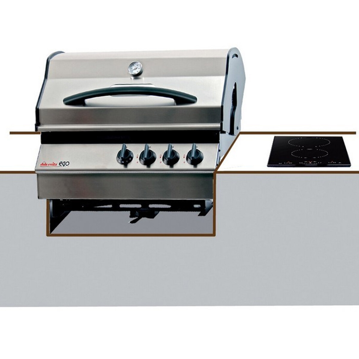 BARBECUE A GAS DOLCEVITA EGO DA INCASSO