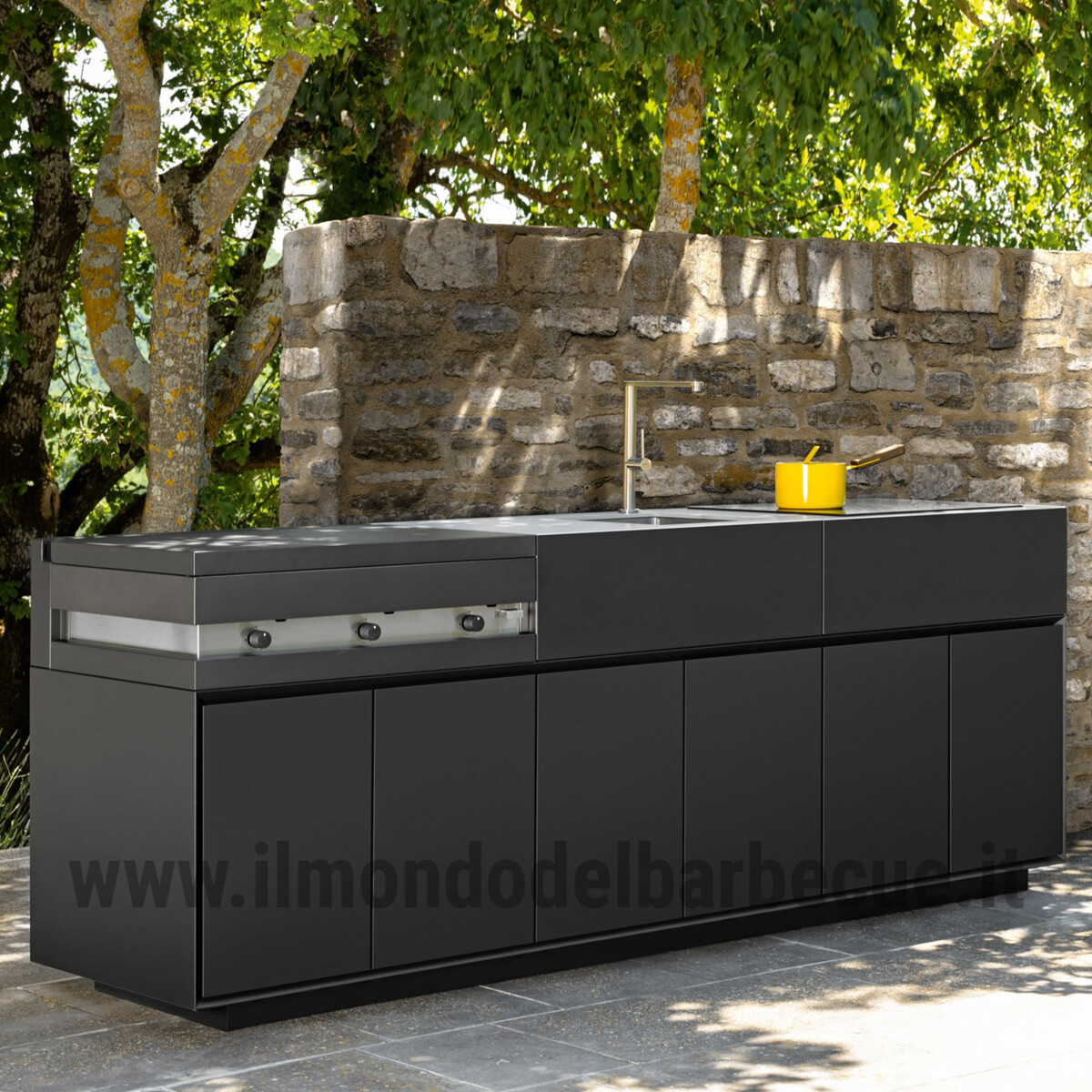 CUCINA DA ESTERNO TALENTI TIKAL A 3 MODULI - SET 1