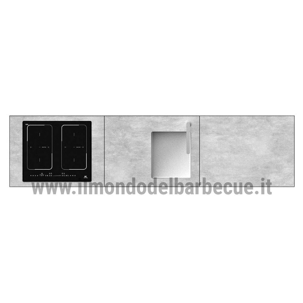 CUCINA DA ESTERNO TALENTI TIKAL A 3 MODULI - SET 3