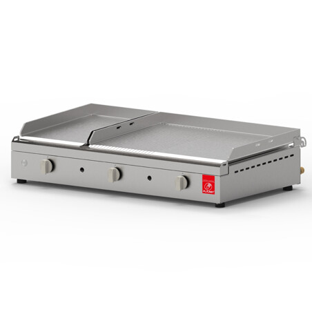 BARBECUE PLA.NET CHEF 26 P.INOX LISCIA + 55 P.INOX LISCIA/RIGATA