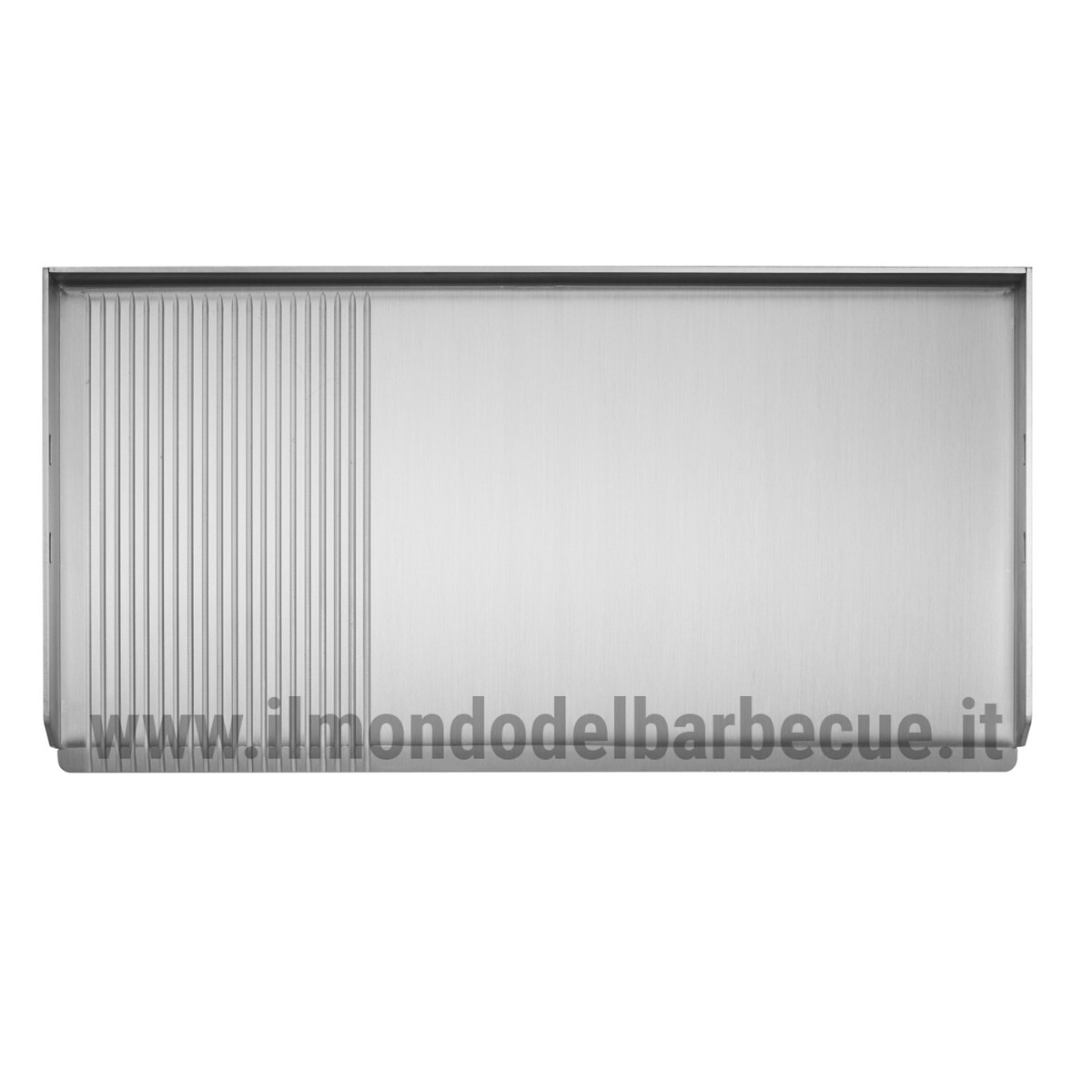 BARBECUE PLA.NET CHEF 80 P.INOX 2/3 LISCIA 1/3 RIGATA