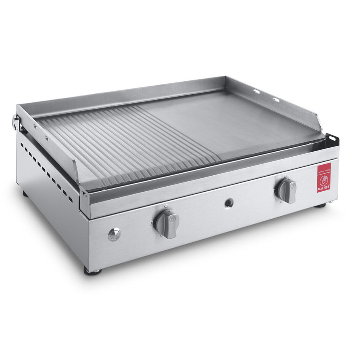 BARBECUE PLA.NET CHEF 55 P.INOX 1/2 LISCIA 1/2 RIGATA
