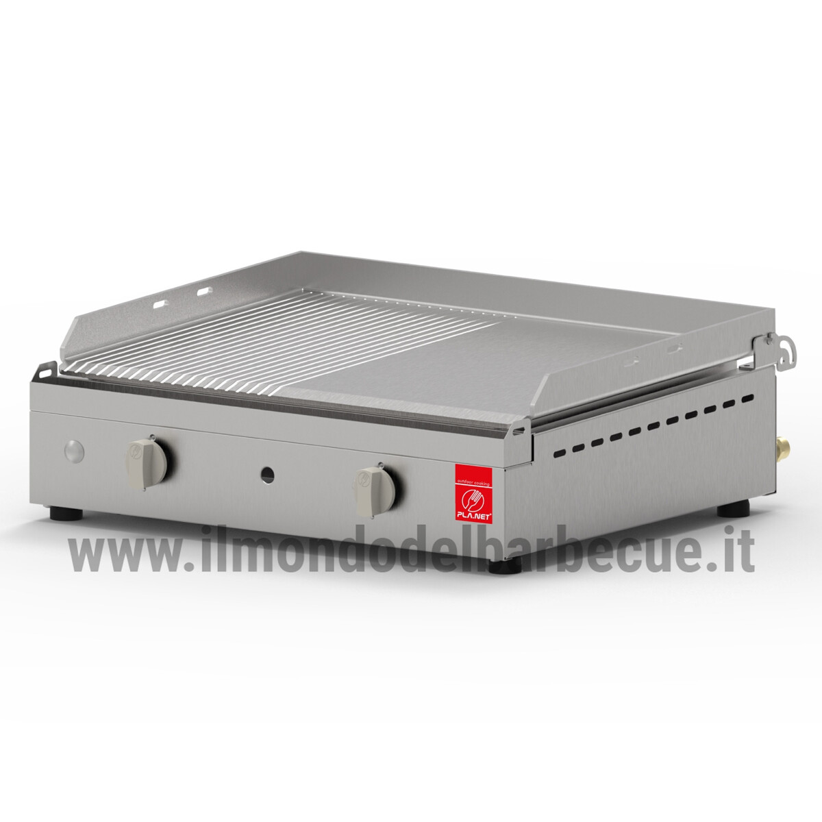 BARBECUE PLA.NET CHEF 55 P.INOX 1/2 LISCIA 1/2 RIGATA