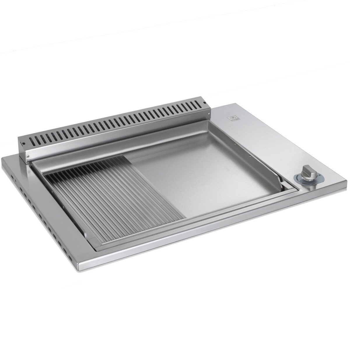 PLA.NET BBQ 55 P.INOX LISCIA/RIGATA INCASSO