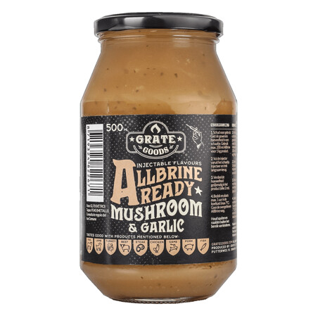 ALL BRINE READY MUSHROOM & GARLIC GRATE GOODS - 475 ML