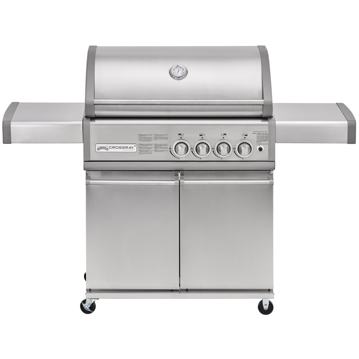 BARBECUE A INFRAROSSI A GAS CROSSRAY 4 BURNER