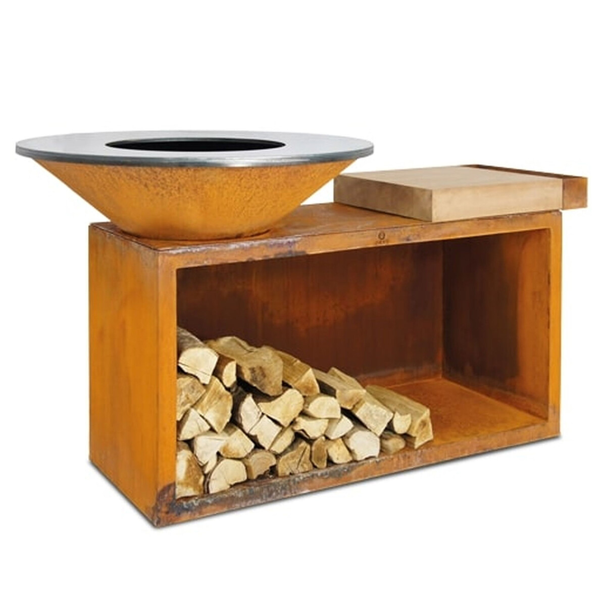 OFYR ISLAND CORTEN 100 TEAK WOOD