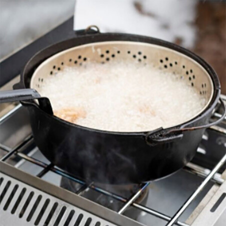 CAMP CHEF CAST IRON FRY POT SET
