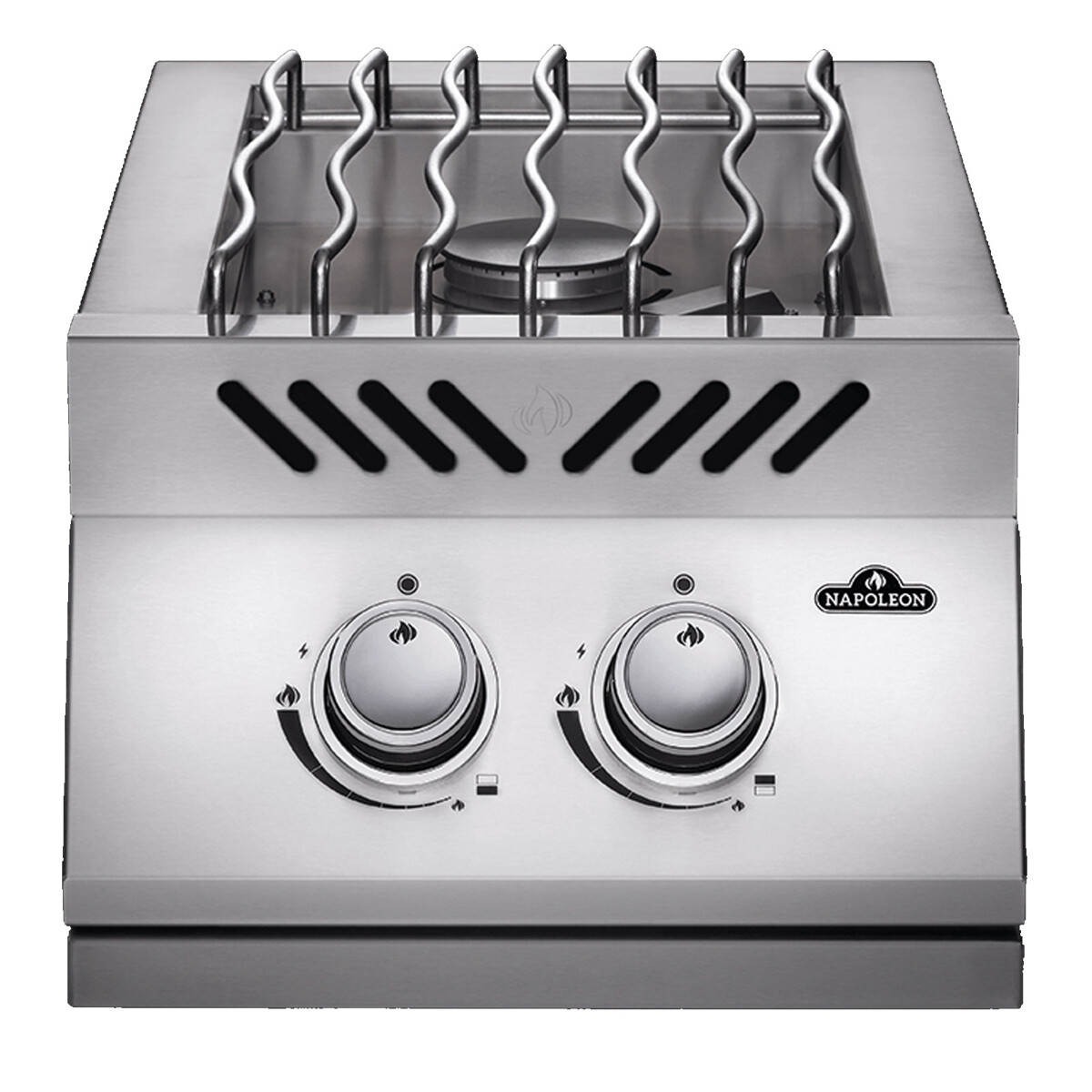 FUOCO LATERALE  VERTICALE DOPPIO AD INCASSO A GAS