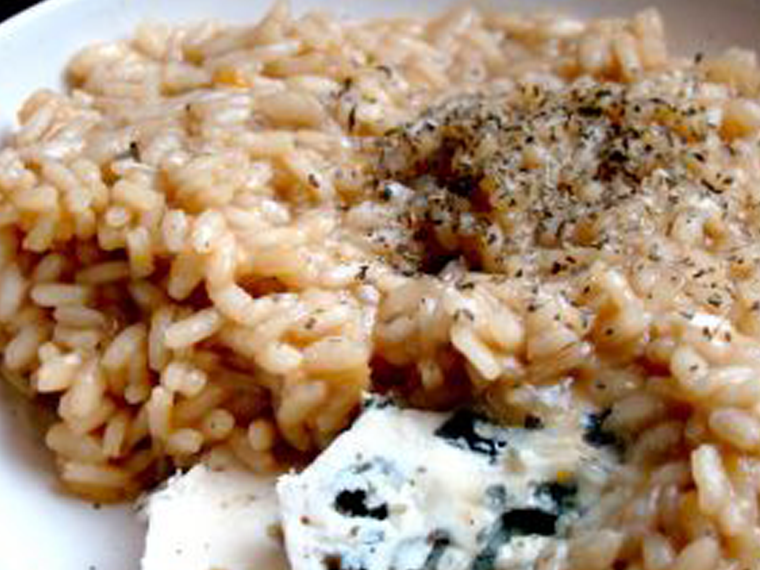 Risotto al Roquefort e birra