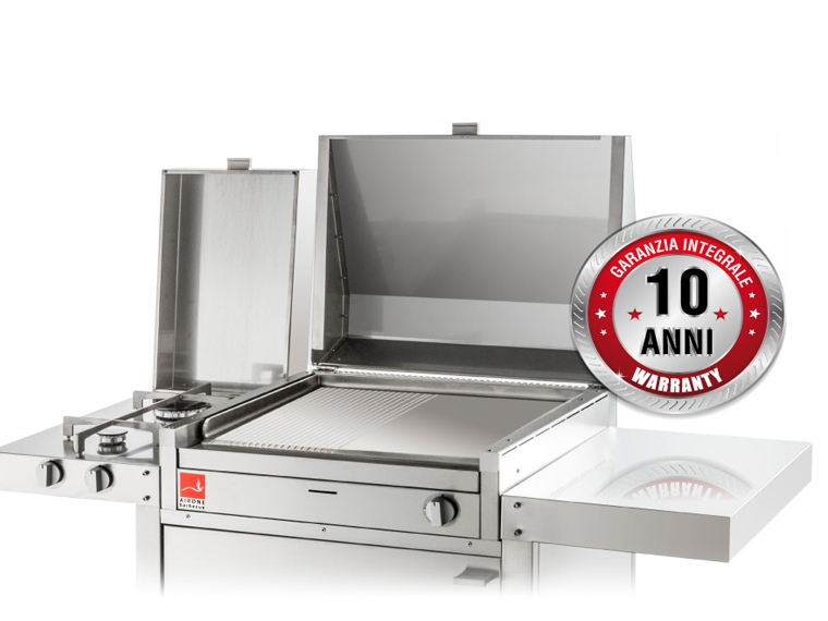 Airone Barbecue - La piastra in Acciaio Inox